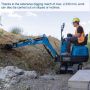 Miniekskavaator Scheppach EXC815