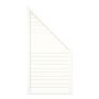 Aiaelement Palmako Nina 90 x 90/180 cm, valge