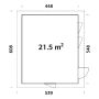Aiamaja Palmako Annika 21,5 m²