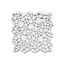 Kivimosaiik Pebble Stone valge 27,5 x 27,5 cm