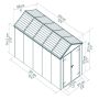 Aiakuur Palram-Canopia Rubicon 7 m²