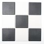 Mosaiik põrandaplaat 9,7 x 9,7 cm Mustvalge