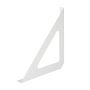 Riiulikandur Tri valge 240 x 240 x 18 mm