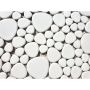 Kivimosaiik Pebble Stone valge 27,5 x 27,5 cm