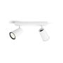 Kohtvalgusti Philips myLiving Paisley 2-osaline, valge