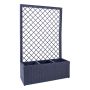Lillekast Piardino Melissa 120 x 29 x 78 cm, must