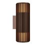 Seinavalgusti  Nordlux Aludra Double Seaside IP54 pruun