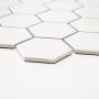 Mosaiik Hexagon valge 32,5 x 28,1 cm Matt