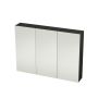 Peegelkapp  Riva Camden Matt must 90 cm