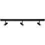 LED-kohtvalgusti Nordlux Omari must 3-osaline