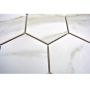 Mosaiik Fliesen Hexagon Calacatta