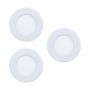 Süvistatavad kohtvalgustid Eglo Fueva 5 LED Ø 86 mm, valge 3-osaline