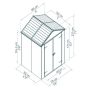 Aiakuur Palram-Canopia Rubicon 2,8 m²