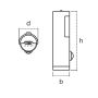 Sensorvalgusti Ledvance Nightlux Torch, valge